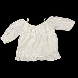 Yoins Women's Blouse Top Casual Short Sleeve Loose T-Shirt size Medium